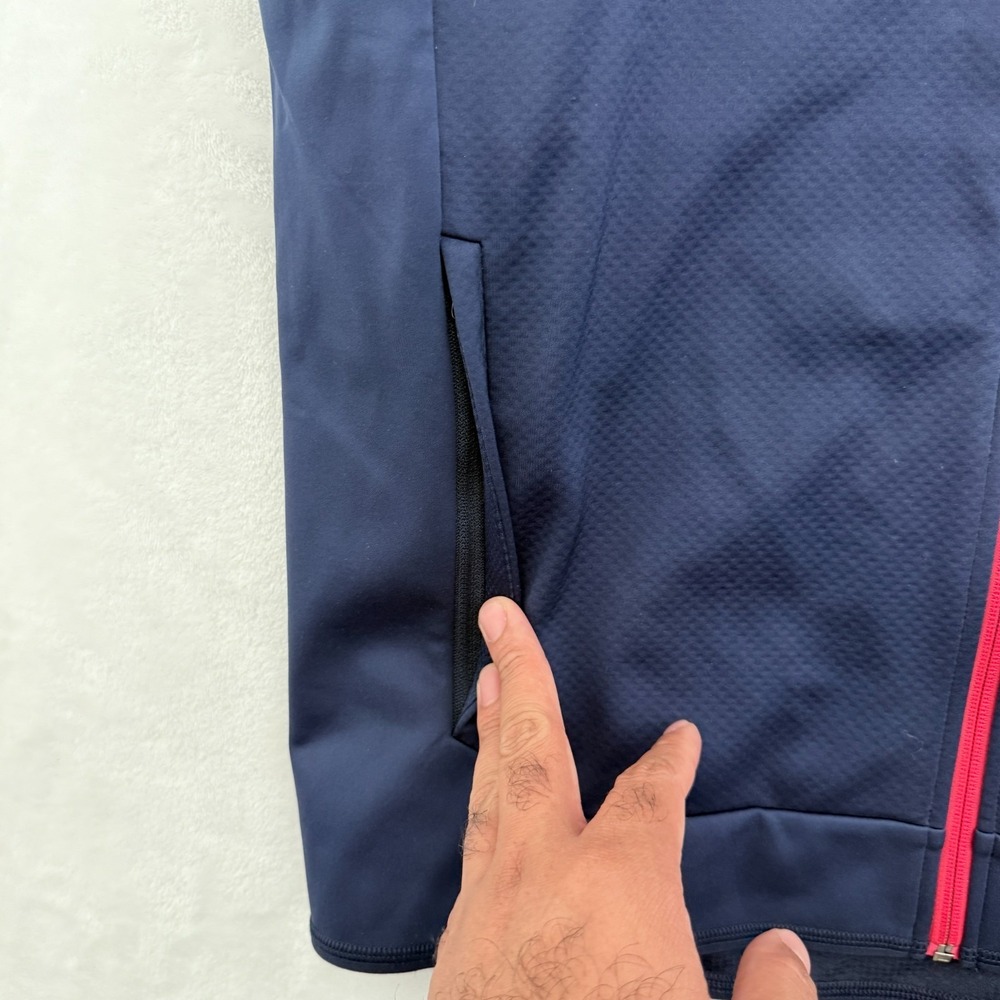 RLX Ralph Lauren Vest Mens L Blue Full Zip Golf Performance - Picture 9 of 11